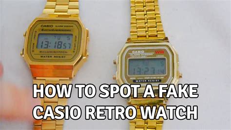 How to Tell a Fake Casio Watch 